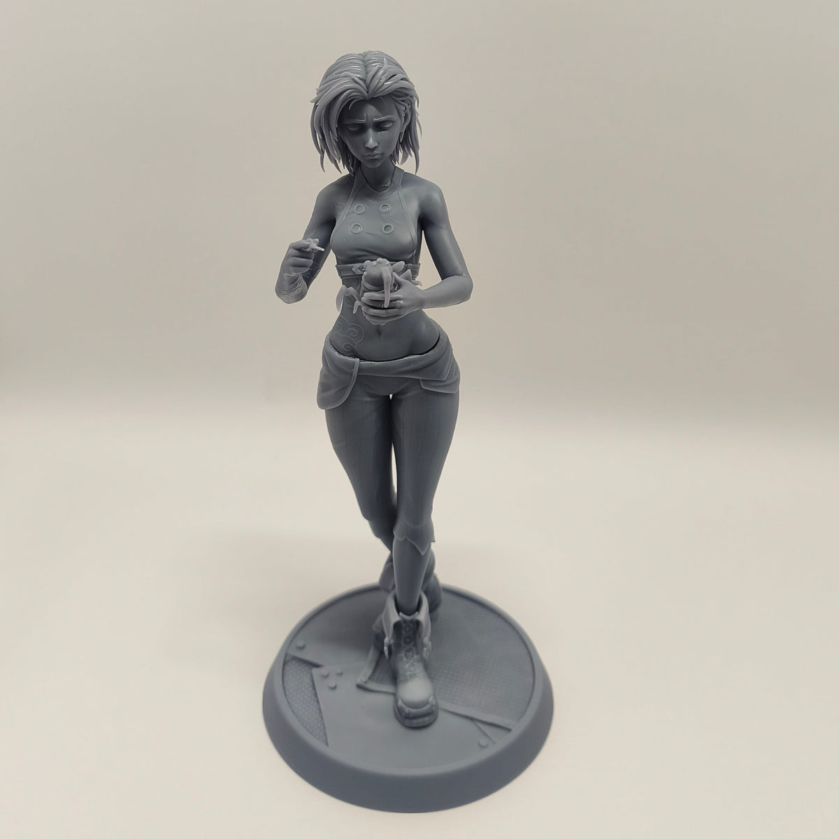 Figurine Jinx Arcane, Figurine Jinx, Figurine à peindre, Figurine Résine, Broken Jinx, Jinx, Arcane, League of Legends, Hurtem Workshop