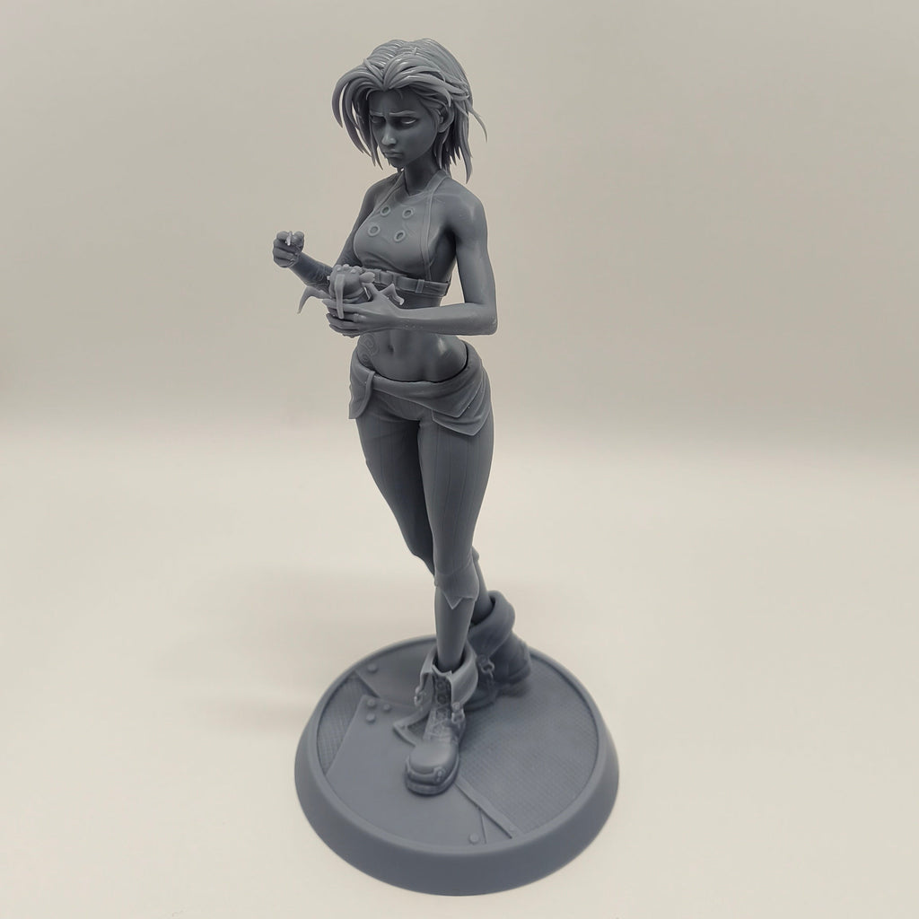 Figurine Jinx Arcane, Figurine Jinx, Figurine à peindre, Figurine Résine, Broken Jinx, Jinx, Arcane, League of Legends, Hurtem Workshop