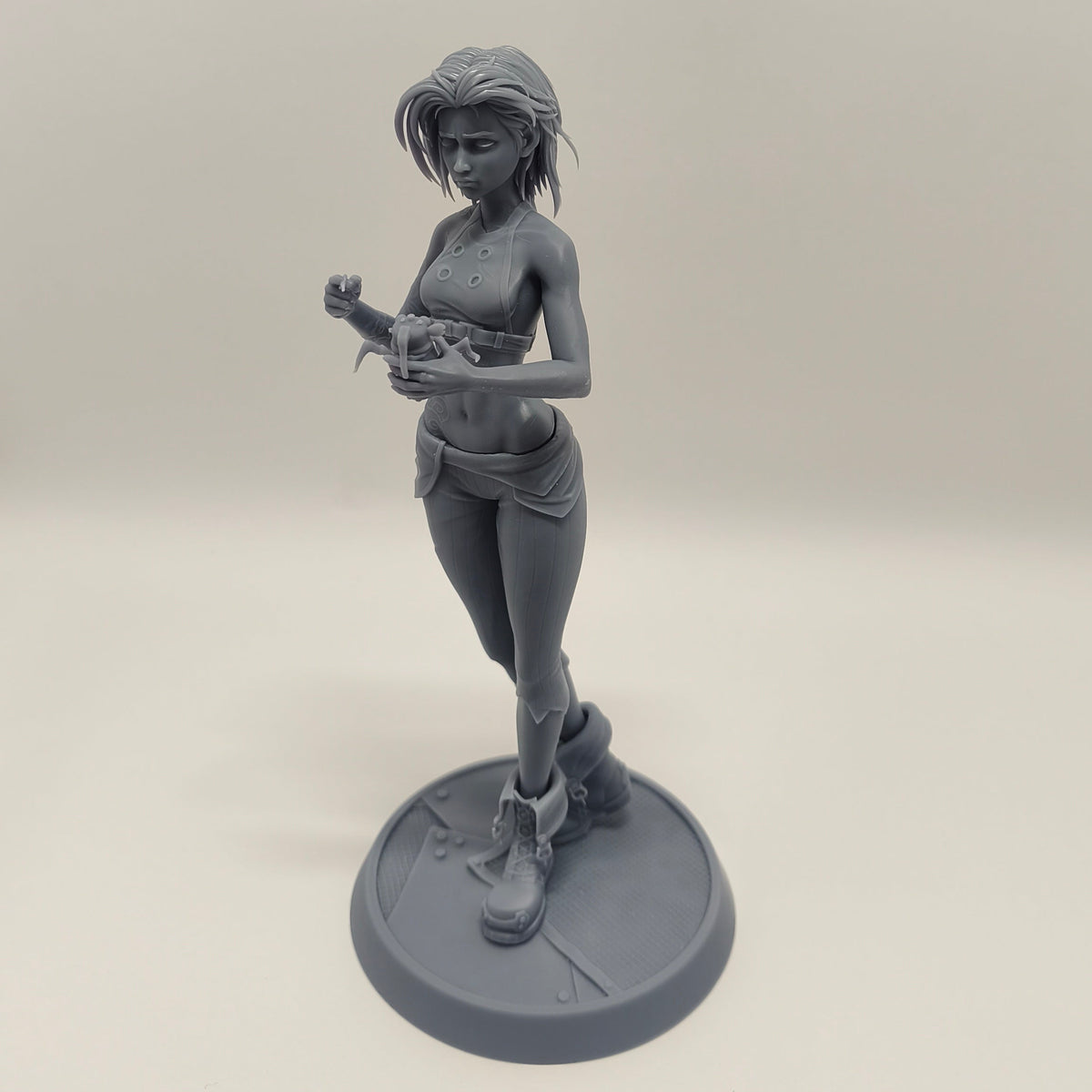 Figurine Jinx Arcane, Figurine Jinx, Figurine à peindre, Figurine Résine, Broken Jinx, Jinx, Arcane, League of Legends, Hurtem Workshop