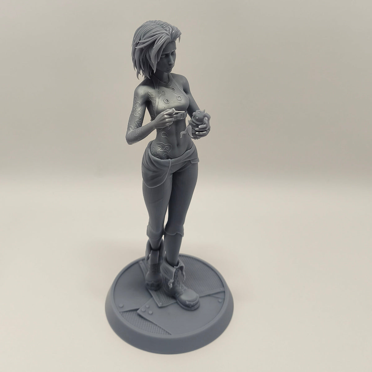 Figurine Jinx Arcane, Figurine Jinx, Figurine à peindre, Figurine Résine, Broken Jinx, Jinx, Arcane, League of Legends, Hurtem Workshop