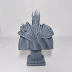 Figurine Buste Roi Liche Dos