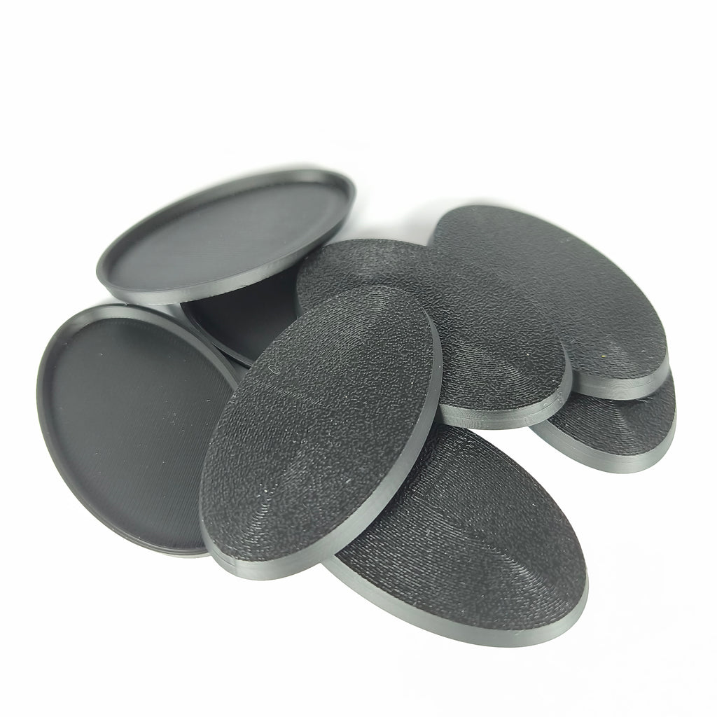 Socles ovales 60x35mm plastique impression 3D